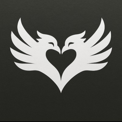 Matching Phoenix Pair Necklace